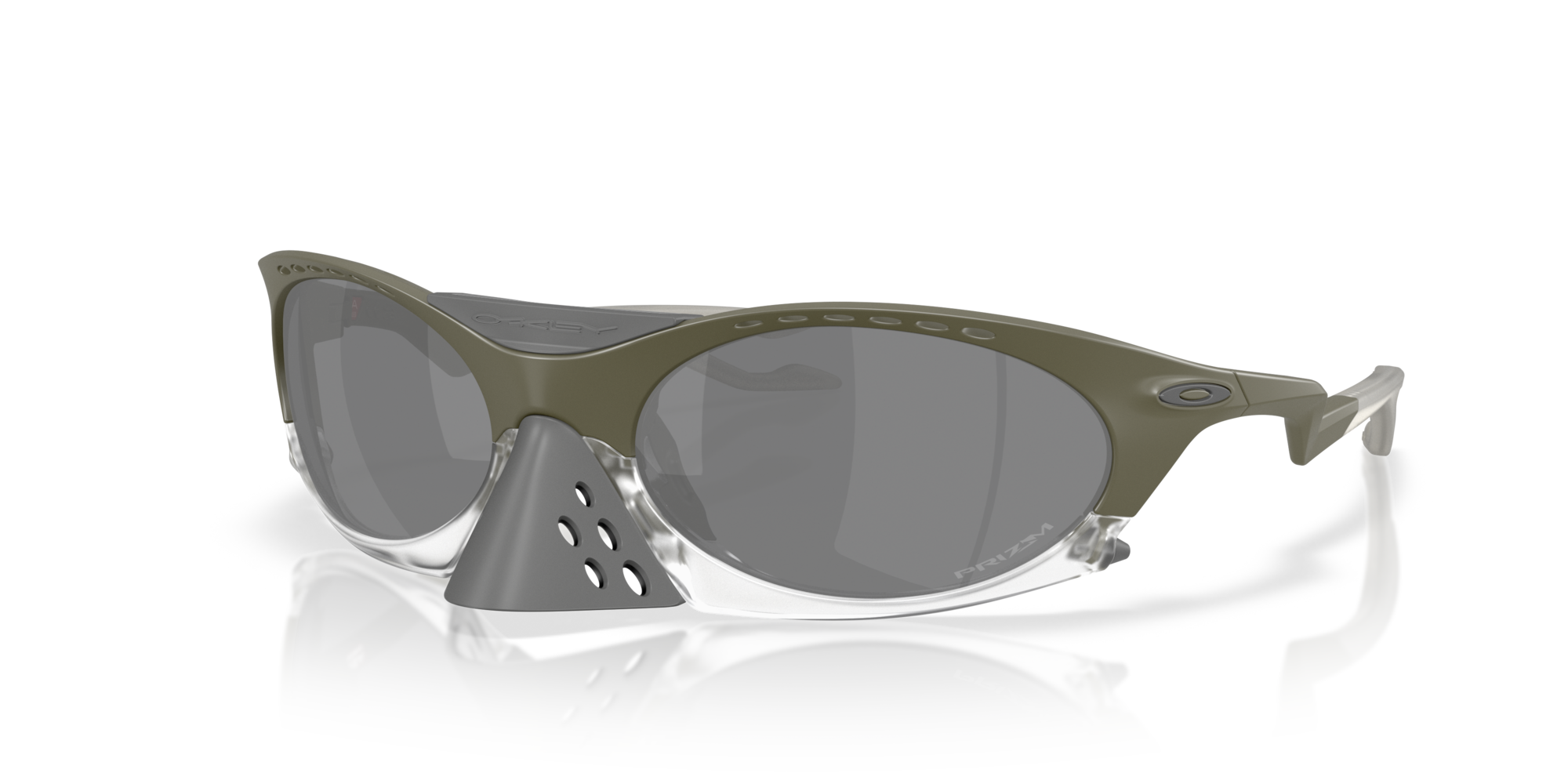 Oakley Okulary przeciwsłoneczne PLANTARIS Matte Moss Green / Prizm Black OO9437-07