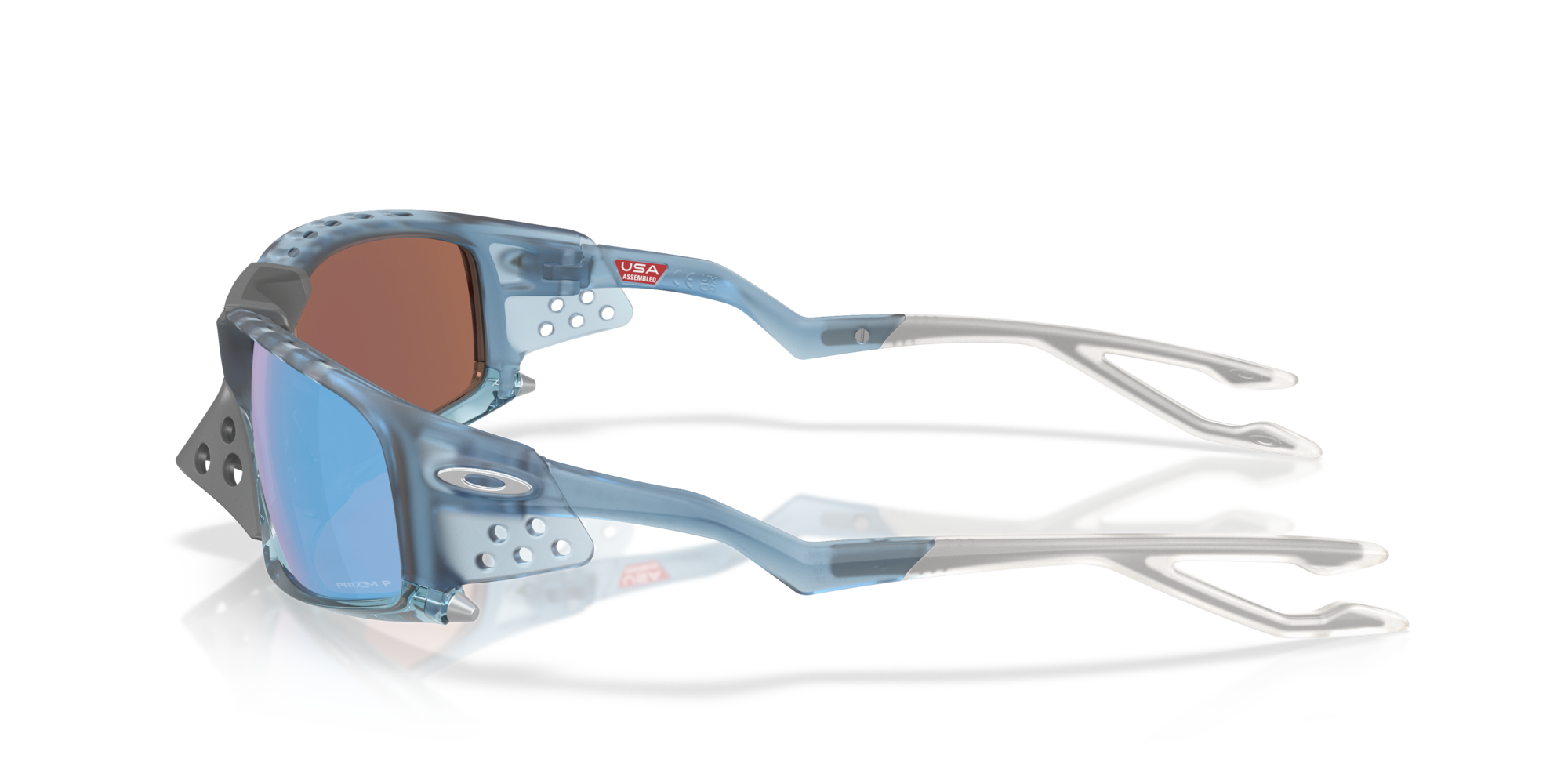 Oakley Okulary przeciwsłoneczne PLANTARIS SQ Matte Trans Stonewash / Prizm Deep Water Polarized OO9529-08