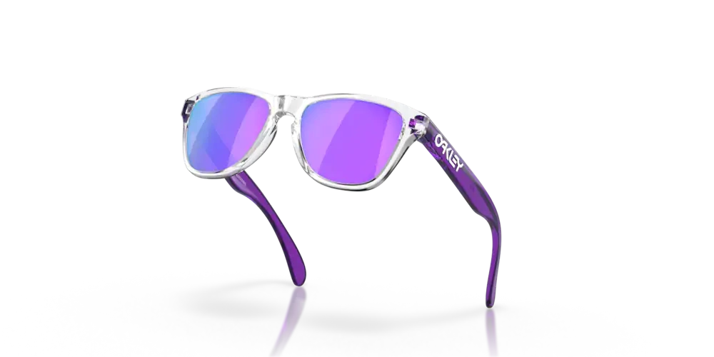 Oakley Okulary przeciwsłoneczne Dziecięce FROGSKINS XXS Clear, Prizm Violet OJ9009-03