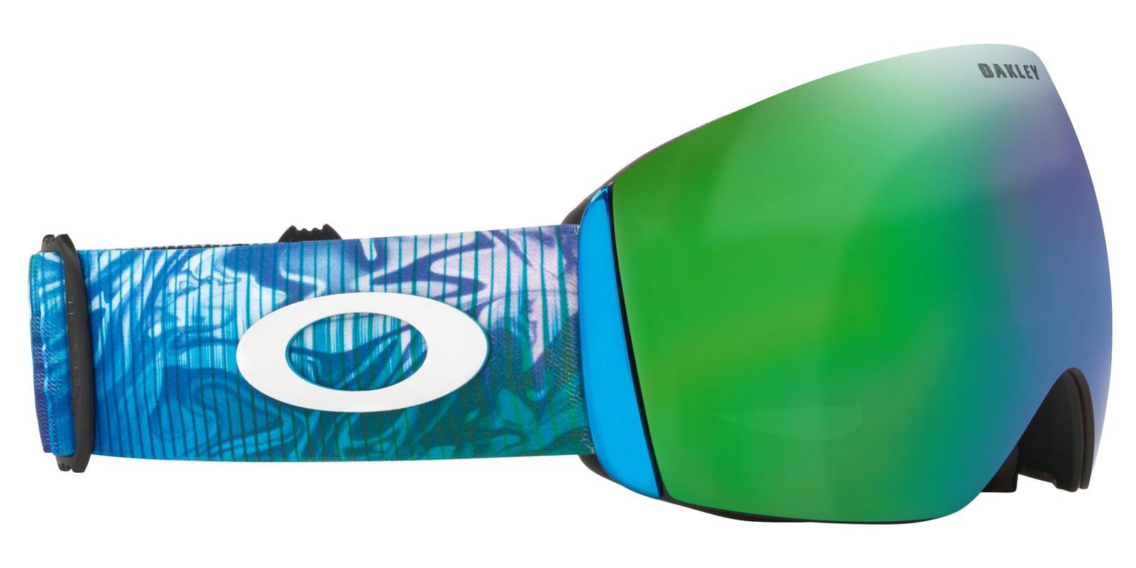 OAKLEY Goggles Snow FLIGHT DECK L Abstract Blue/Prizm Snow Jade Iridium OO7050-B4