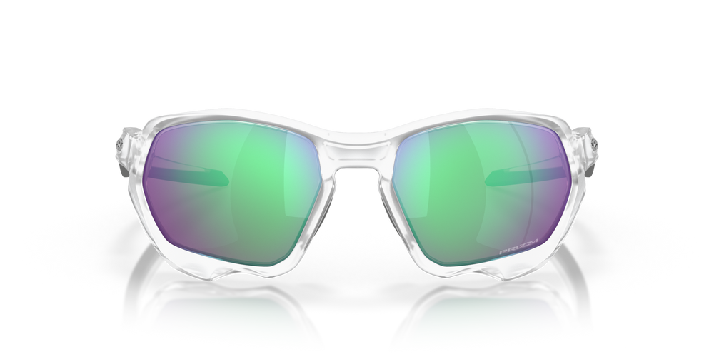 Oakley Sunglasses PLAZMA Matte Clear / Prizm Road Jade OO9019-16