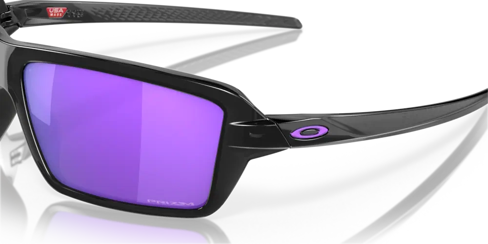 Oakley Okulary przeciwsłoneczne CABLES OO9129-08 Black Ink, Prizm Violet
