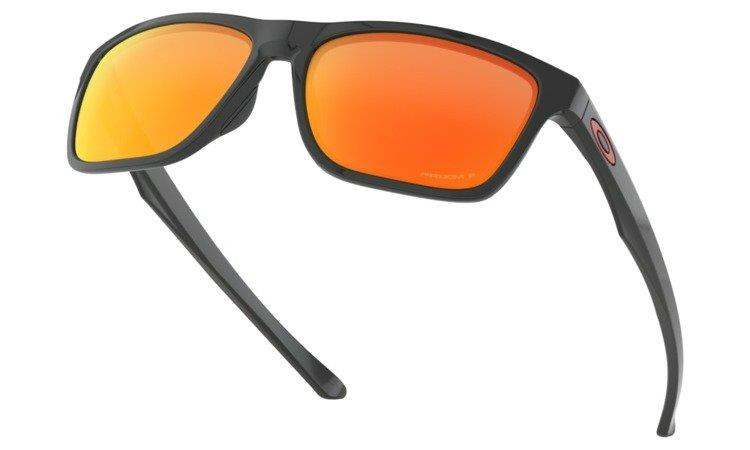 Oakley Okulary przeciwsłoneczne HOLSTON Polished Black/Prizm Ruby Polarized OO9334-12