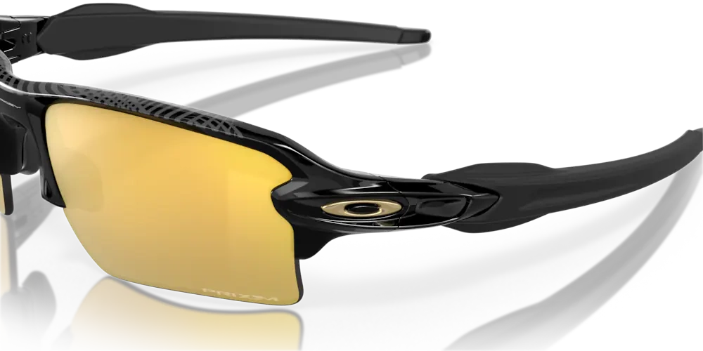 Oakley Sunglasses FLAK 2.0 XL Polished Black/Prizm 24k Polarized OO9188-95