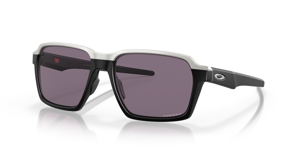 Oakley Okulary przeciwsłoneczne PARLAY Matte Black/Prizm Grey OO4143-01