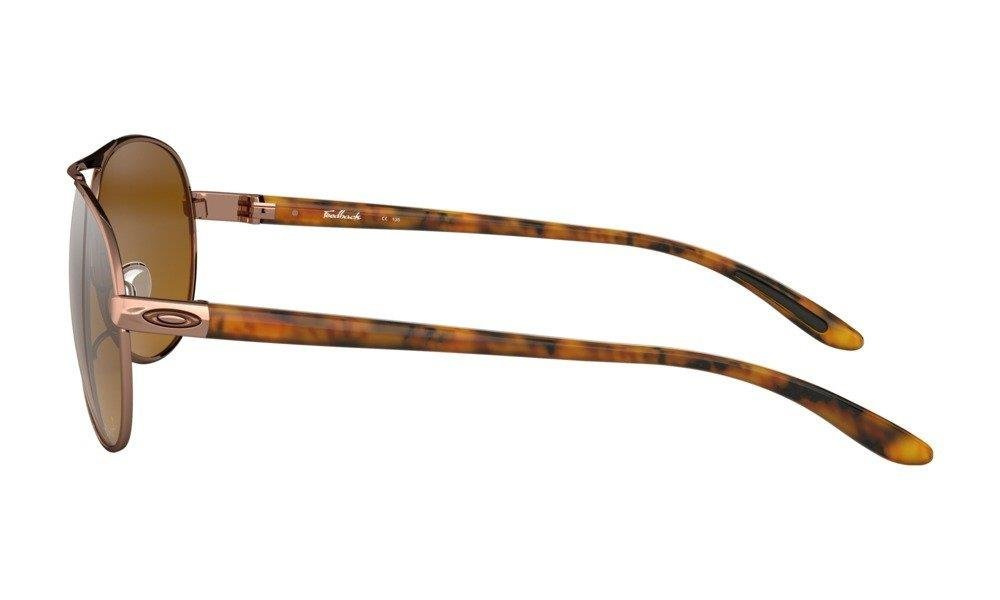 Oakley Sunglasses FEEDBACK Rose Gold/ Brown Gradient Polarized OO4079-14