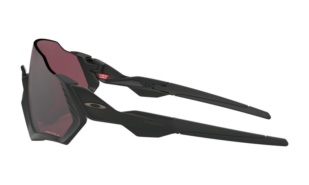 Oakley Okulary przeciwsłoneczne FLIGHT JACKET Matte Black/Prizm Road Black OO9401-19