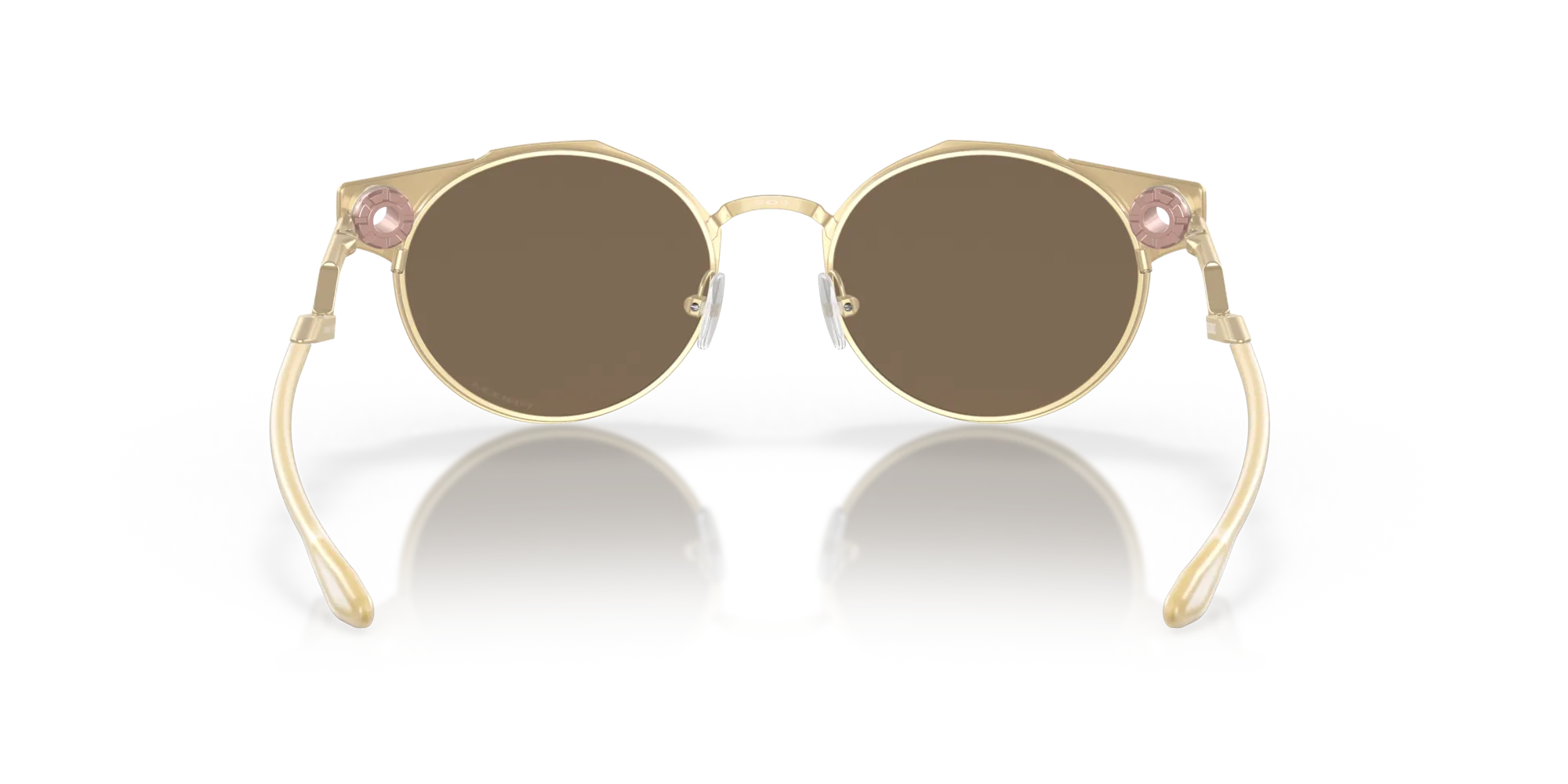 Oakley Okulary przeciwsłoneczne DEADBOLT Satin Light Gold/Prizm Rose Gold OO6046-06