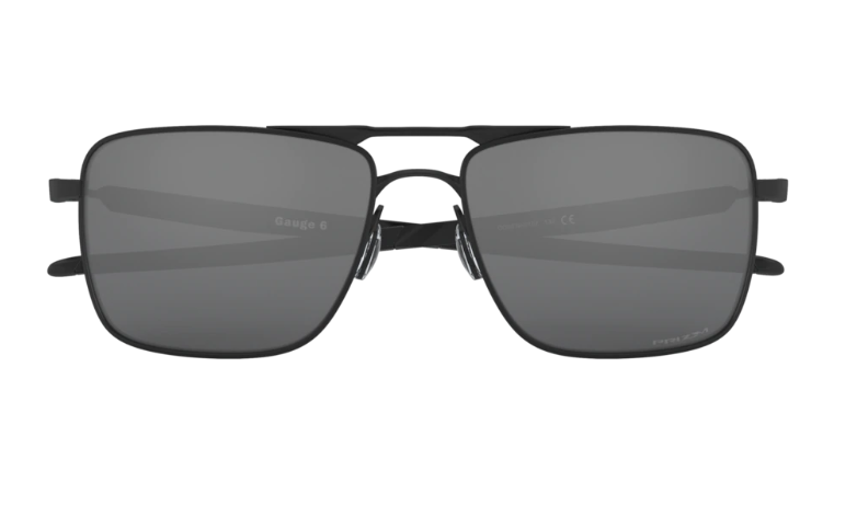 Oakley Okulary przeciwsłoneczne GAUGE 6 Powder Coal/Prizm Black OO6038-01