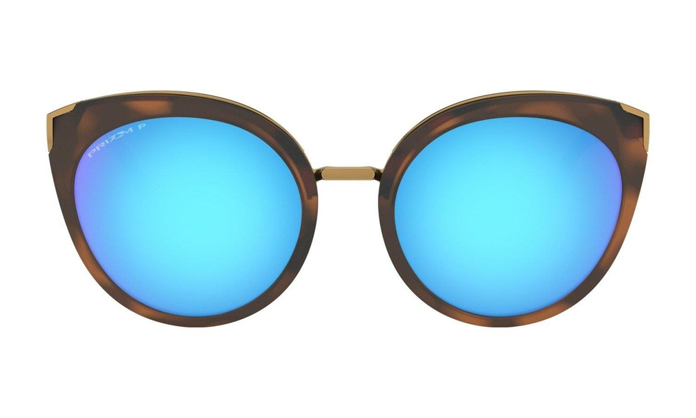Oakley Okulary przeciwsłoneczne TOP KNOT Matte Brown Tortoise/Prizm Sapphire Polarized OO9434-06