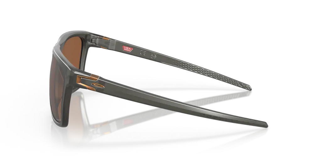 Oakley Sunglasses LEFFINGWELL Matte Grey Smoke, Prizm Tungsten OO9100-02