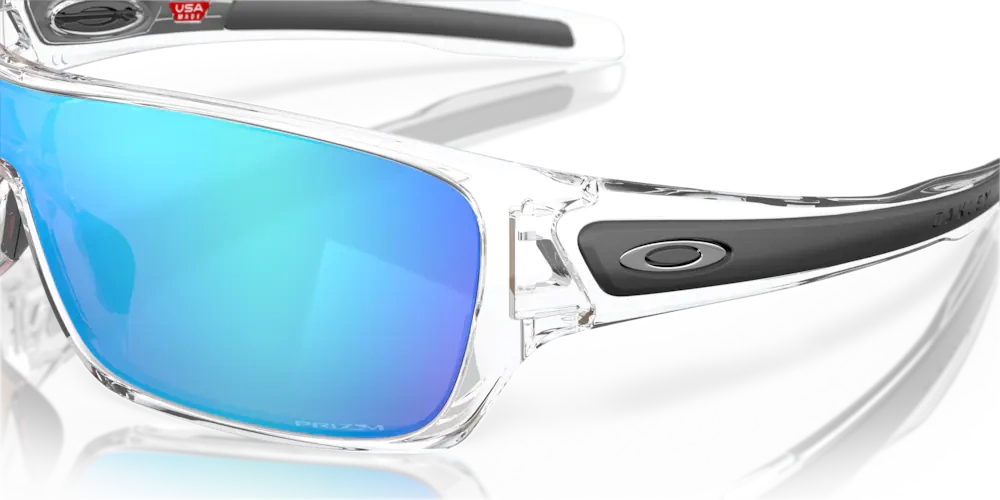 Oakley Okulary przeciwsłoneczne TURBINE ROTOR Polished Clear/Prizm Sapphire OO9307-29