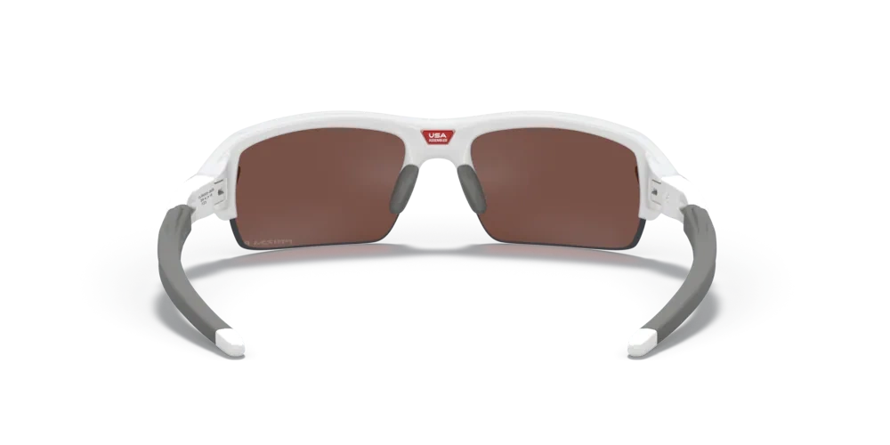 Oakley Sunglasses Junior FLAK XS Polished White/Prizm Deep H2O Polarized OJ9005-06