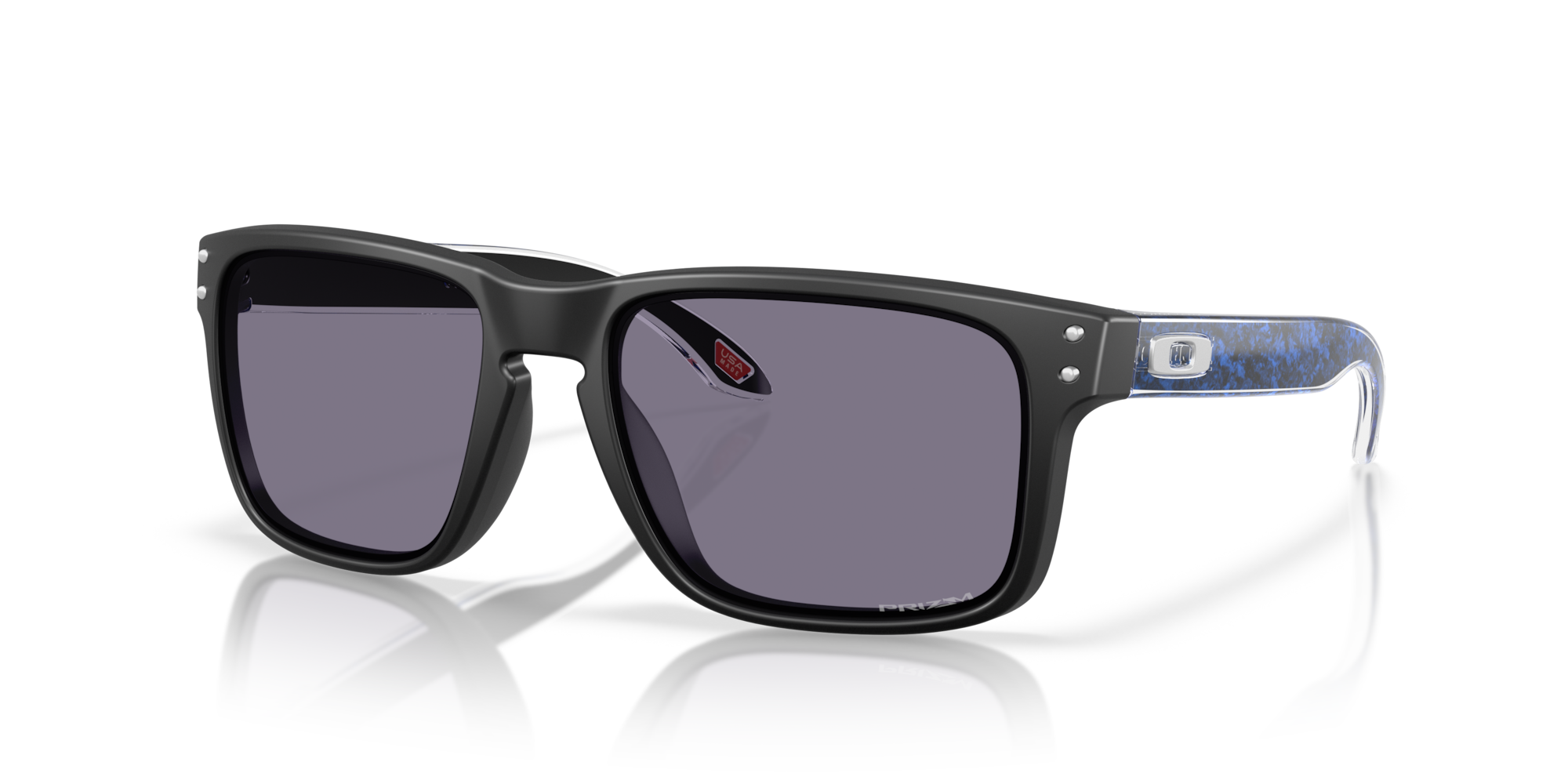 Oakley Okulary przeciwsłoneczne HOLBROOK Matte Black/Prizm Grey OO9102-Z3