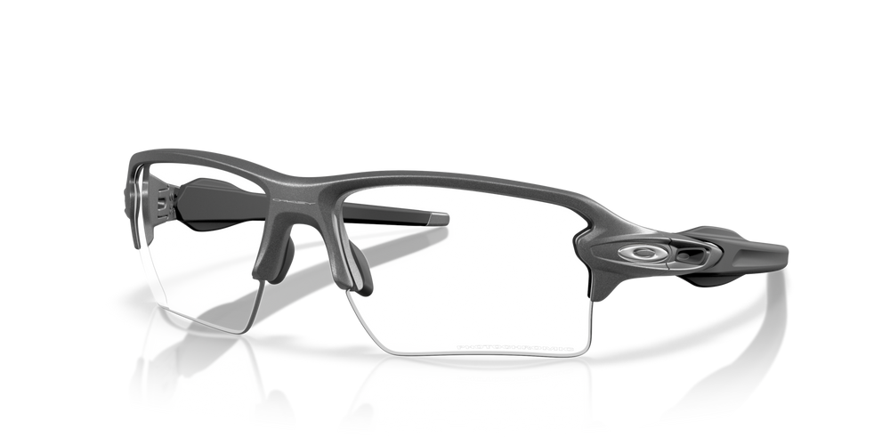 Oakley Okulary przeciwsłoneczne FLAK 2.0 XXL Steel / Clear to black iridium photochromic OO9488-07
