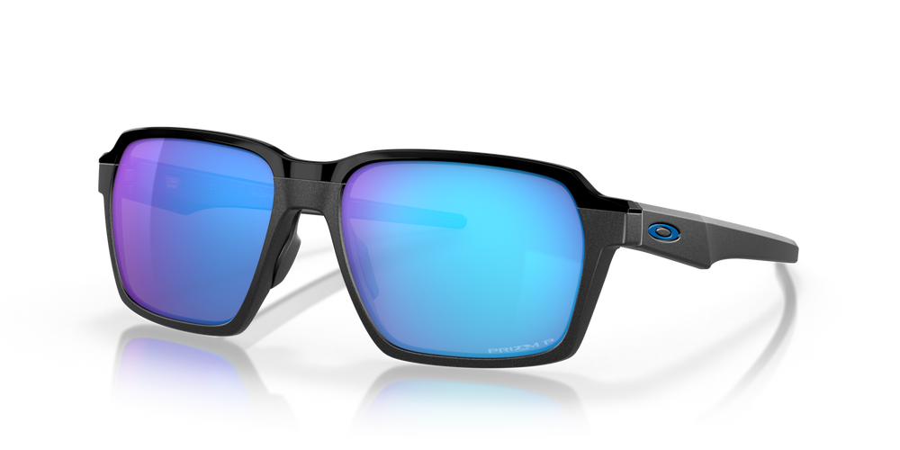 Oakley Sunglasses PARLAY Steel/Prizm Sapphire Polarized OO4143-05