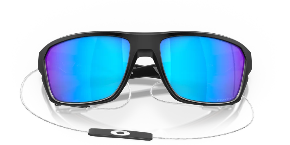 Oakley Sunglasses Split Shot High Resolution Collection Matte Black, Prizm Sapphire Polarized OO9416-33
