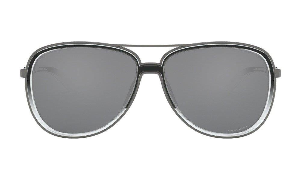 Oakley Okulary przeciwsłoneczne SPLIT TIME Black Clear Fade/Prizm Black Polarized OO4129-11