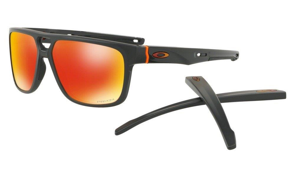 Oakley Okulary przeciwsłoneczne CROSSRANGE PATCH Matte Carbon/Prizm Ruby OO9382-09