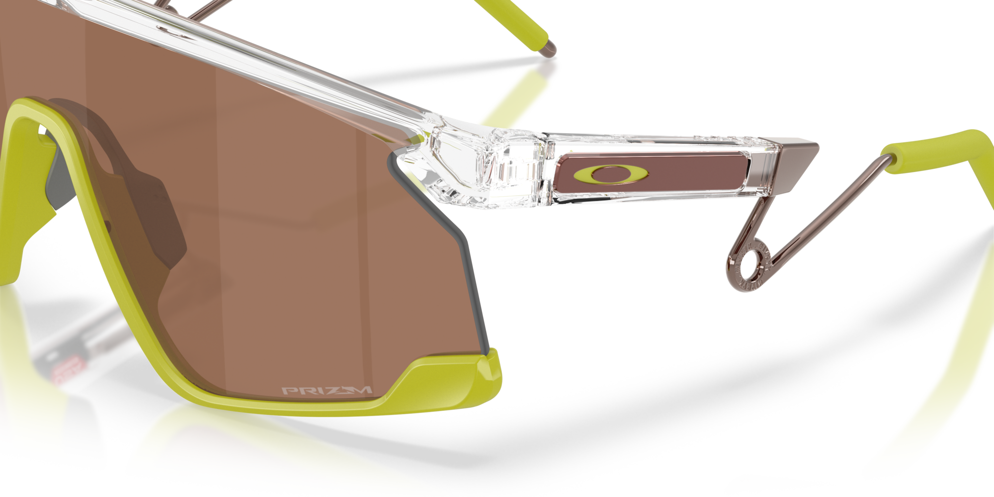 Oakley Okulary przeciwsłoneczne BXTR METAL Limitless Collection Polished Clear / Prizm Tungsten OO9237-15