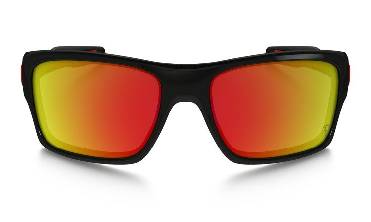 OAKLEY Sunglasses TURBINE Polished Black / Ruby Iridium 9263-39