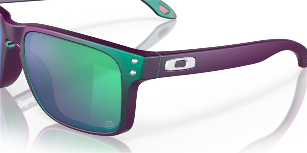 Oakley Sunglasses HOLBROOK Troy Lee Designs Matte Purple Green Shift,Prizm Jade OO9102-T4