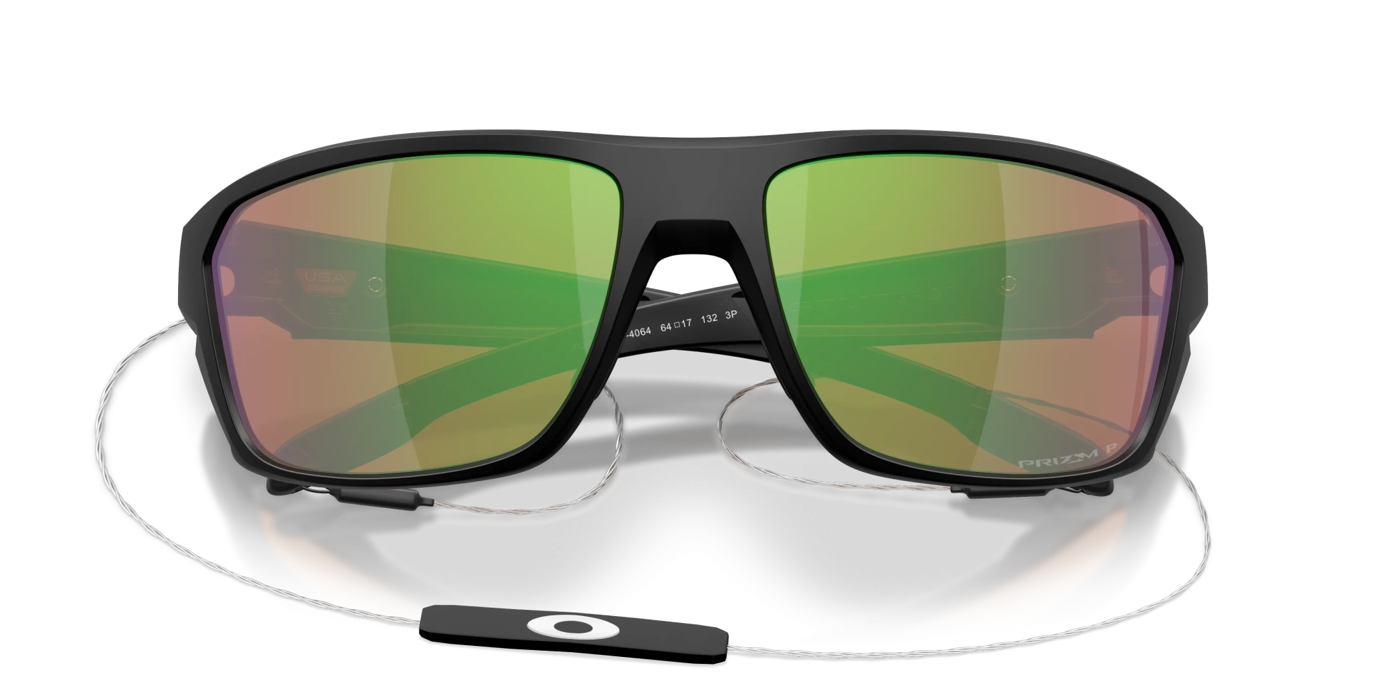 Oakley Okulary przeciwsłoneczne SPLIT SHOT Matte Black/Prizm Shallow Water Polarized OO9416-40