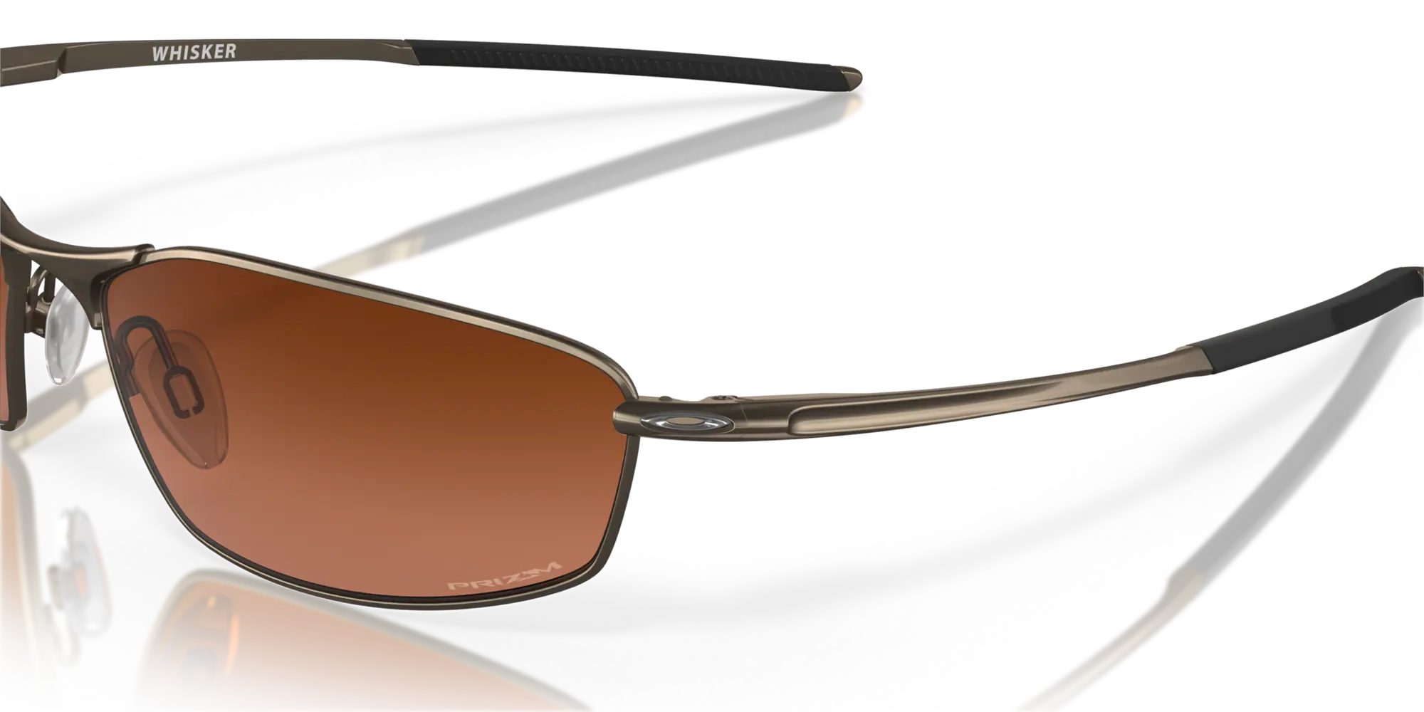 Oakley Sunglasses WHISKER Pewter/Prizm Brown Gradient OO4141-09