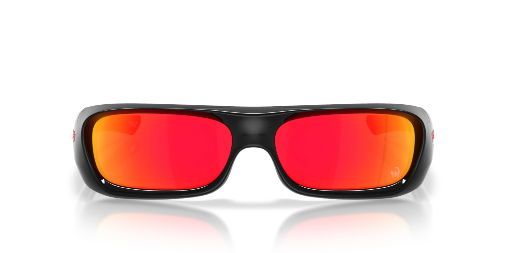 Oakley Sunglasses PERMIAN Patrick Mahomes II Collection Black Ink/Prizm Ruby OO9520-11