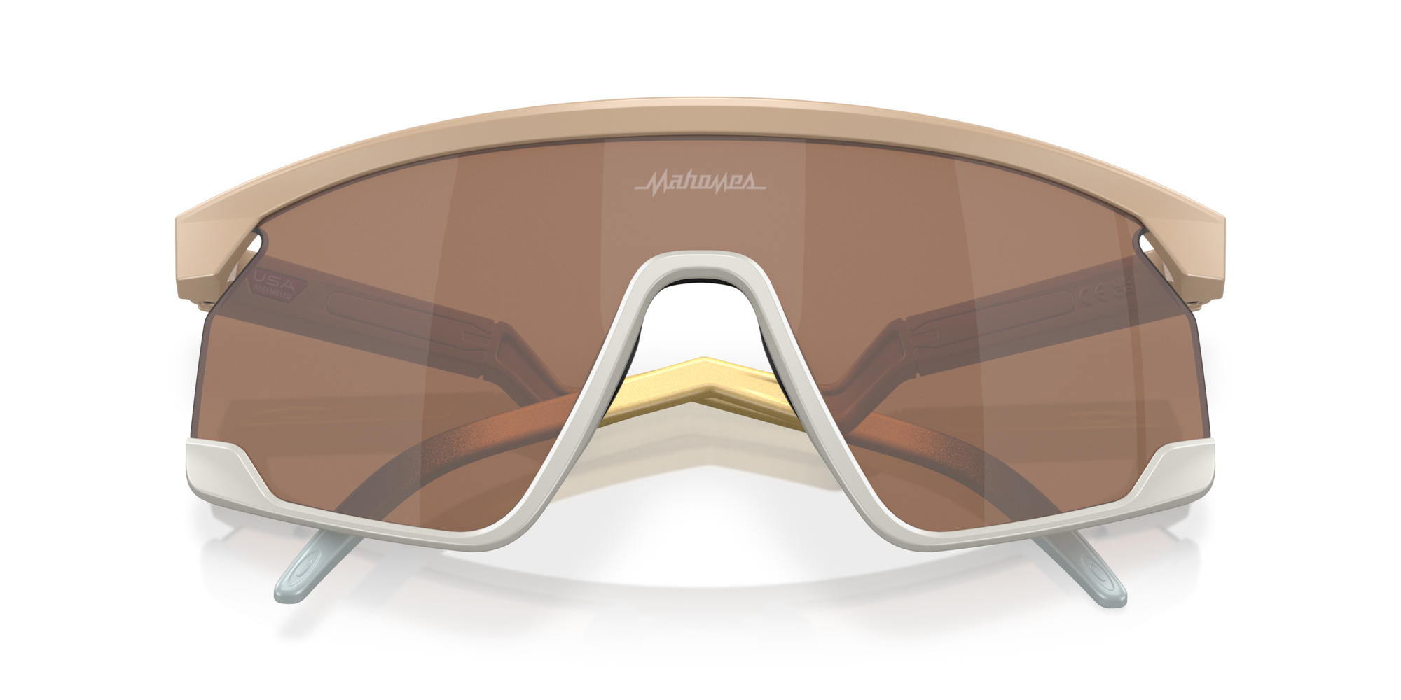 Oakley Okulary przeciwsłoneczne BXTR Patrick Mahomes II Collection Matte Terrain Tan/Prizm Tungsten OO9280-08
