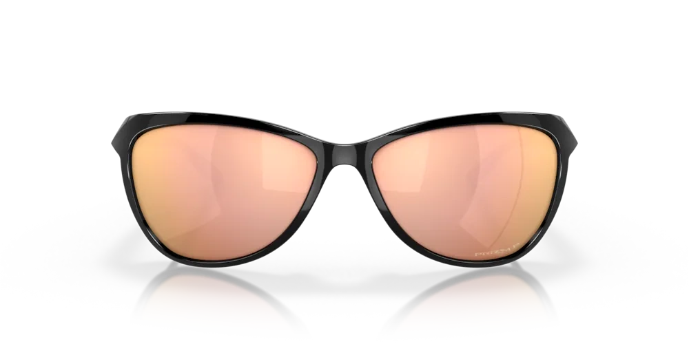 Oakley Okulary przeciwsłoneczne PASQUE Polished Black, Prizm Rose Gold Polarized OO9222-01