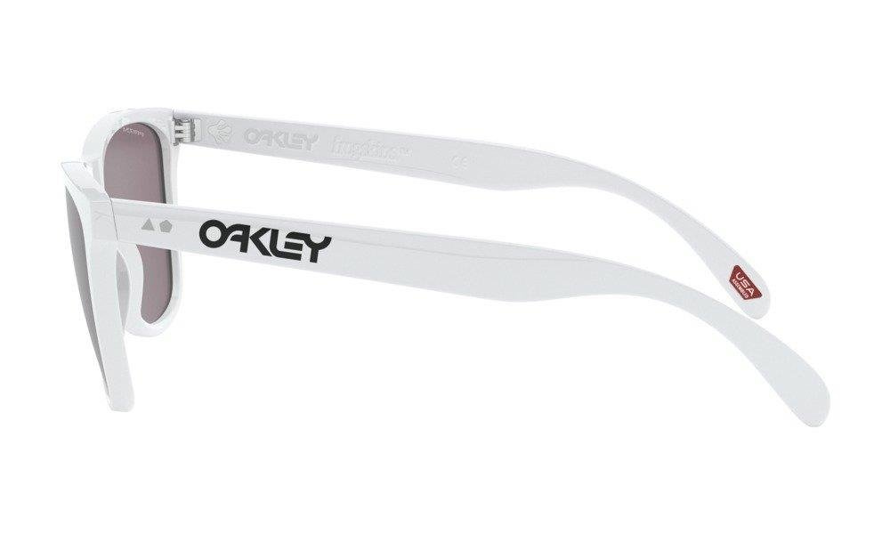 Oakley Okulary przeciwsłoneczne FROGSKINS 35th ANNIVERSARY Polished White/ Prizm Grey OO9444-01