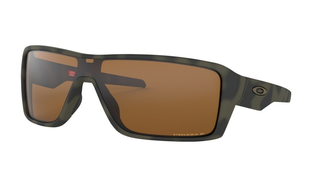 Oakley Okulary przeciwsłoneczne RIDGELINE Matte Olive Camo/Prizm Tungsten Polarized OO9419-06