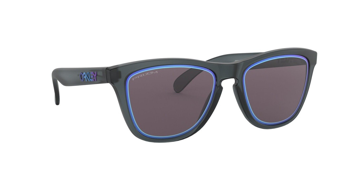 Oakley Okulary przeciwsłoneczne FROGSKINS Matte Crystal Black/Prizm Grey Sapphire Alt Iridiu OO9013-E3