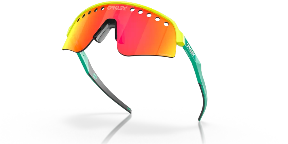 Oakley Okulary przeciwsłoneczne SUTRO Lite Sweep Vented Tennis Ball Yellow, Prizm Ruby OO9465-06