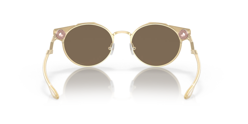 Oakley Sunglasses DEADBOLT Satin Light Gold/Prizm Rose Gold OO6046-06