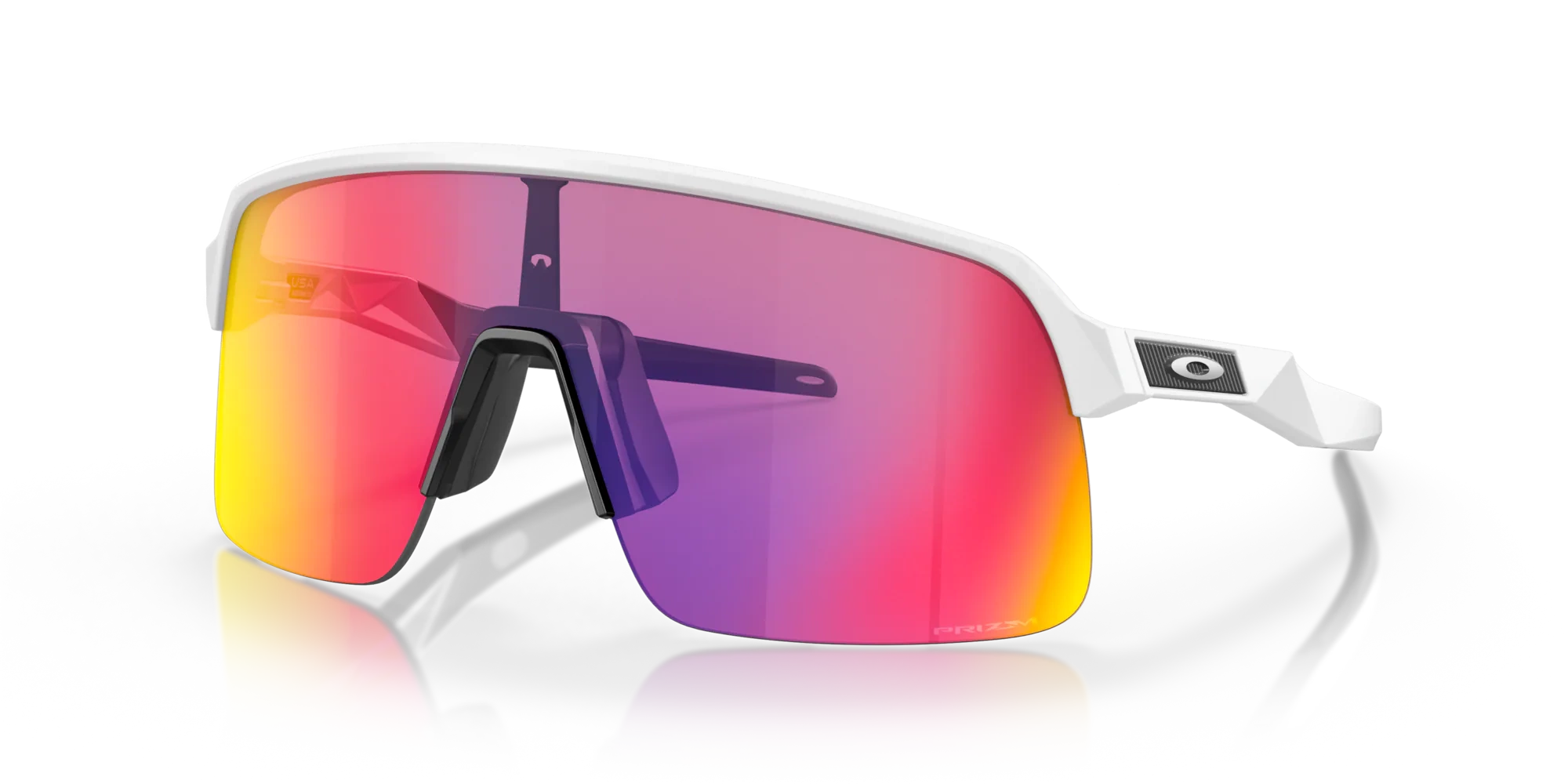 Oakley Okulary przeciwsłoneczne SUTRO LITE Matte White/Prizm Road OO9463-02