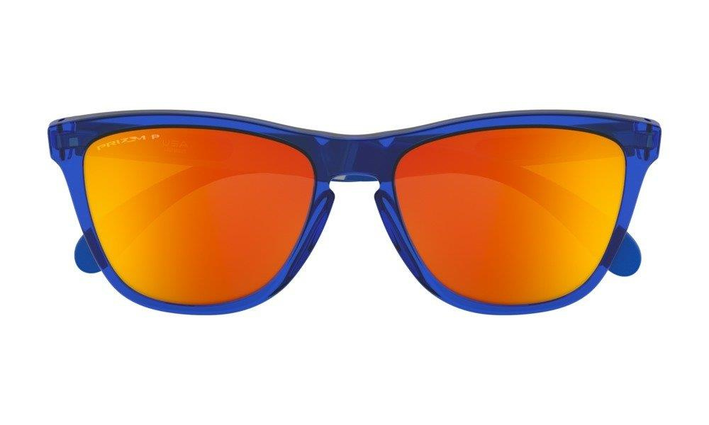 Oakley Sunglasses FROGSKINS MIX Crystal Blue/Prizm Ruby Polarized OO9428-13