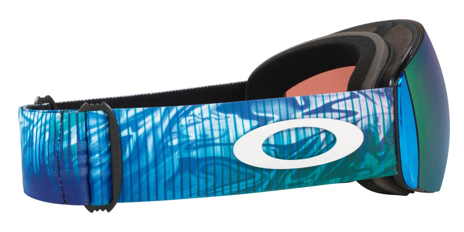 OAKLEY Gogle zimowe FLIGHT DECK L Abstract Blue/Prizm Snow Jade Iridium OO7050-B4