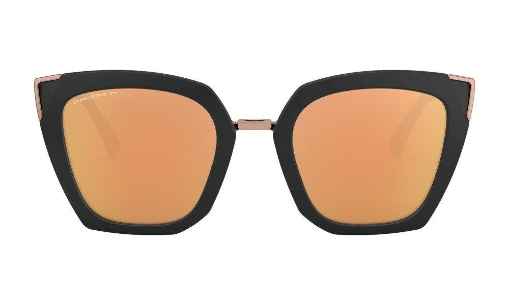 Oakley Okulary przeciwsłoneczne SIDE SWEPT Velvet Black/Prizm Rose Gold Polarized OO9445-04