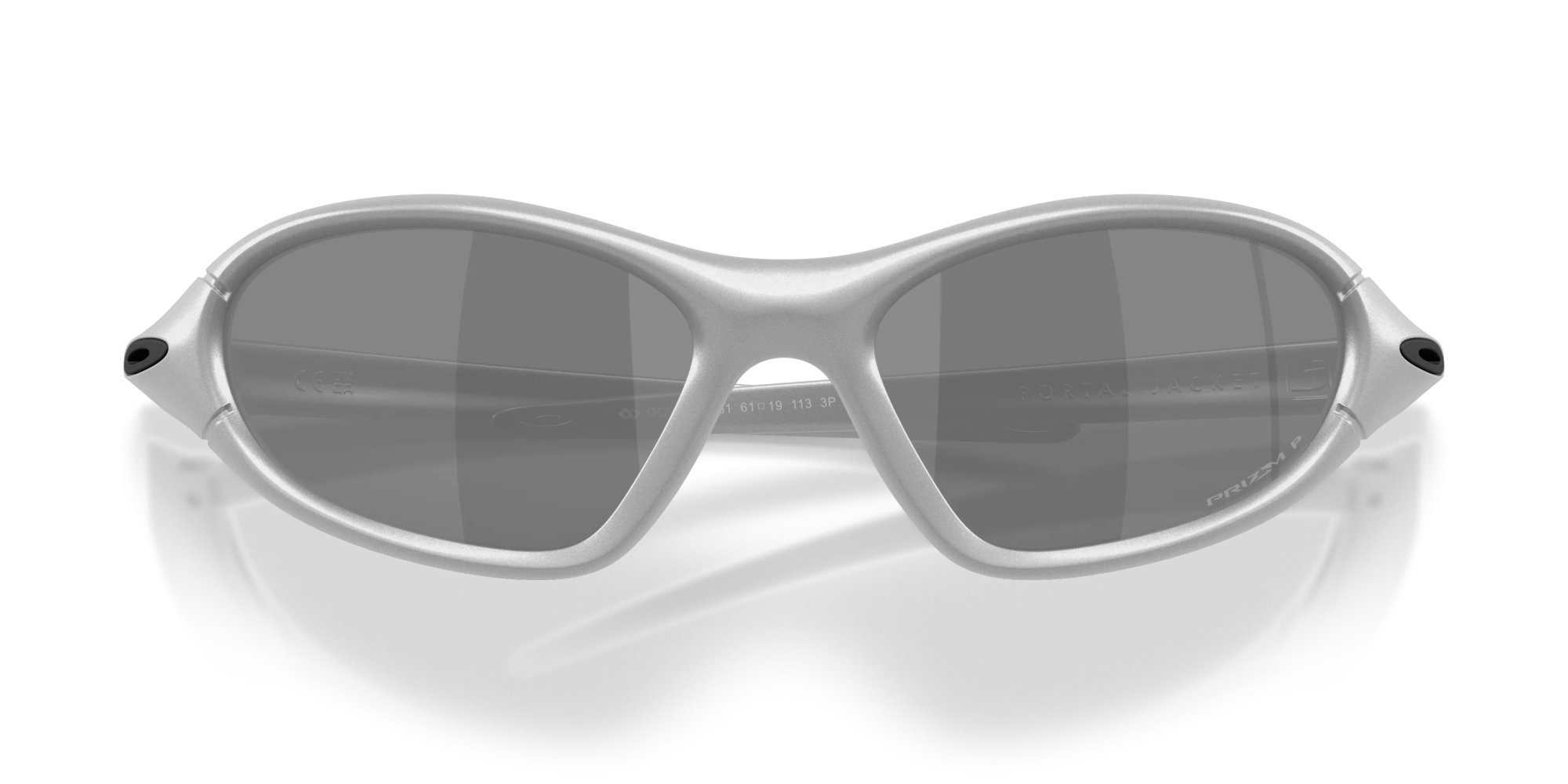 Oakley Sunglasses PORTAL JACKET X Silver/Prizm Black Polarized OO9536-10