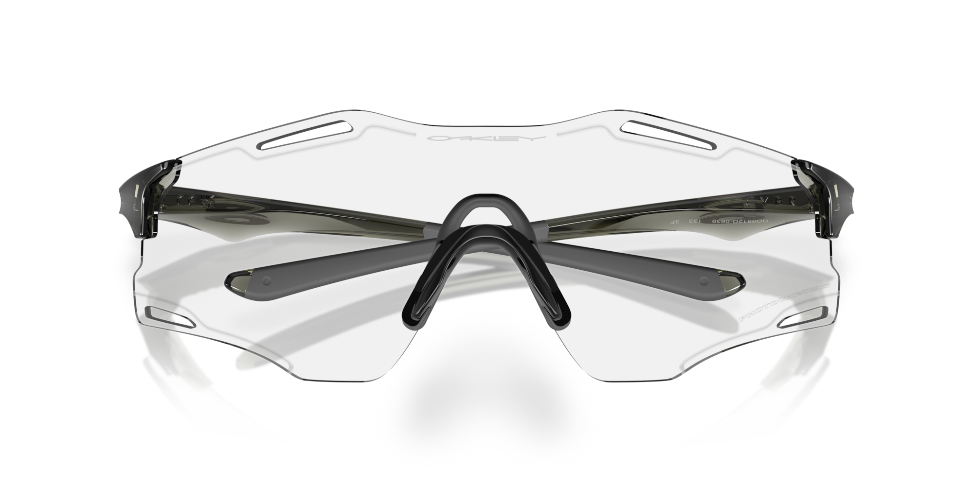 Oakley Okulary przeciwsłoneczne CYBR ZERO Polished Black / Clear To Black Iridium Photochromic OO9512D-06