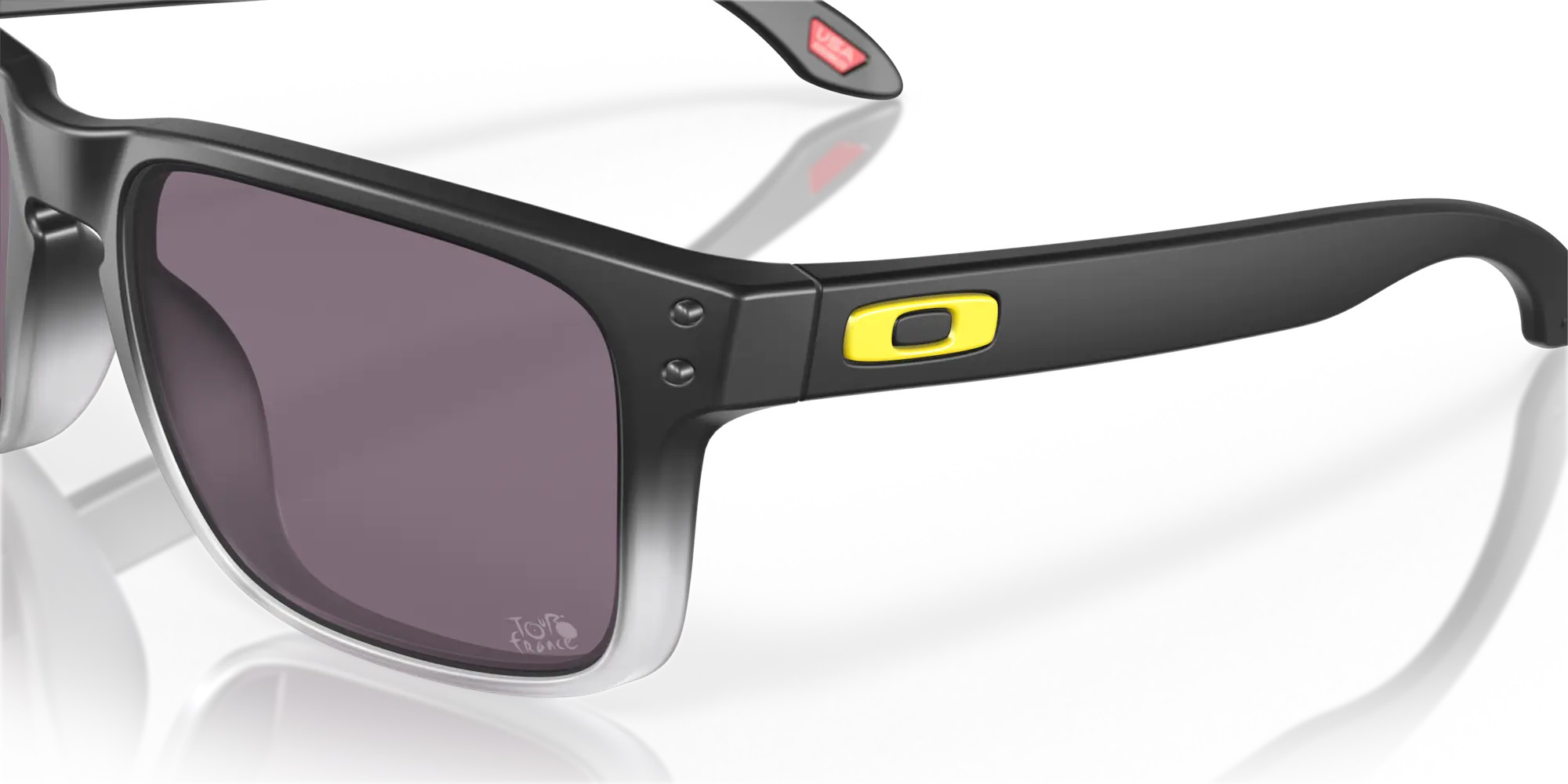 Oakley Okulary przeciwsłoneczne HOLBROOK Tour de France 2022 Matte Black Fade/Prizm Grey OO9102-W1