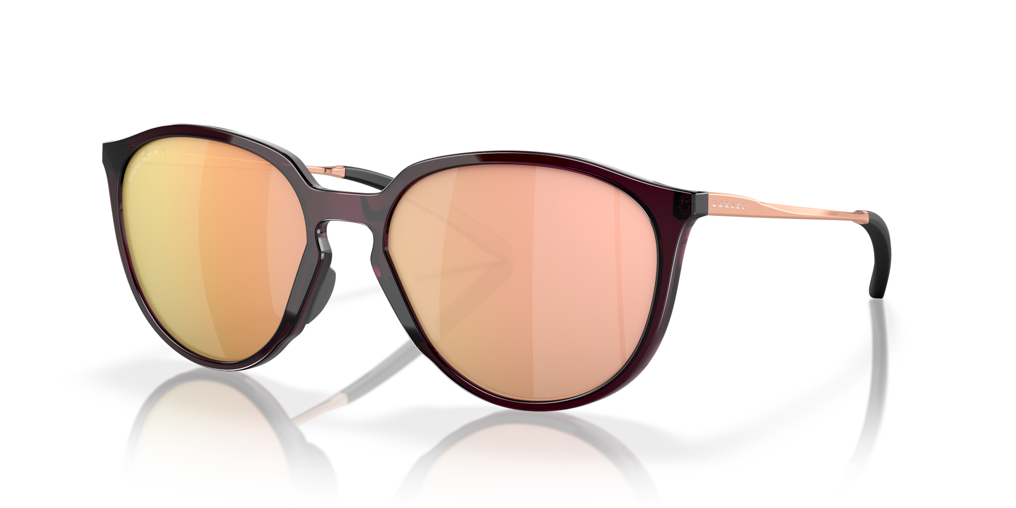 Oakley Okulary przeciwsłoneczne SIELO Crystal Raspberry/Prizm Rose Gold OO9288-05