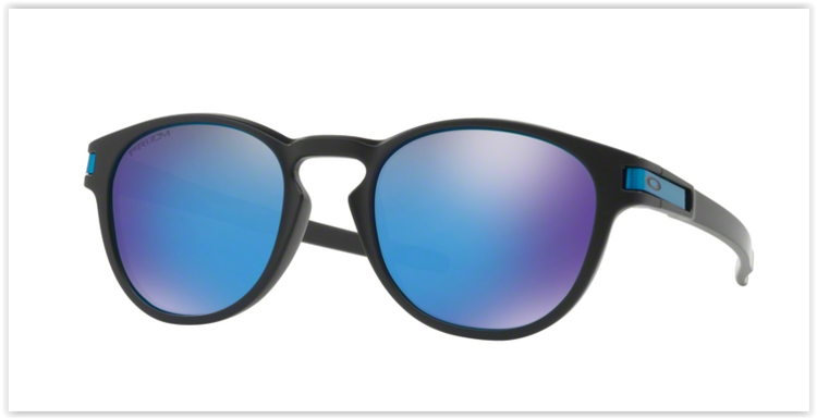 Oakley Sunglasses LATCH Matte Black / Prizm Sapphire OO9265-30