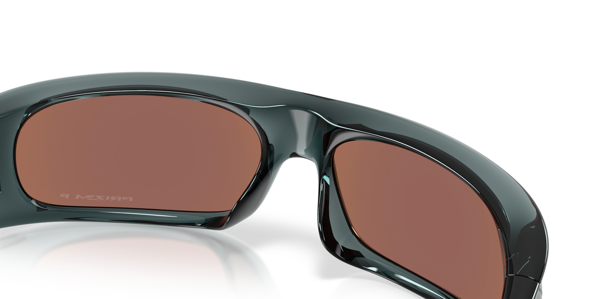 Oakley Okulary przeciwsłoneczne HIGHLAND Crystal Black / Prizm Deep Water Polarized OO9522-04