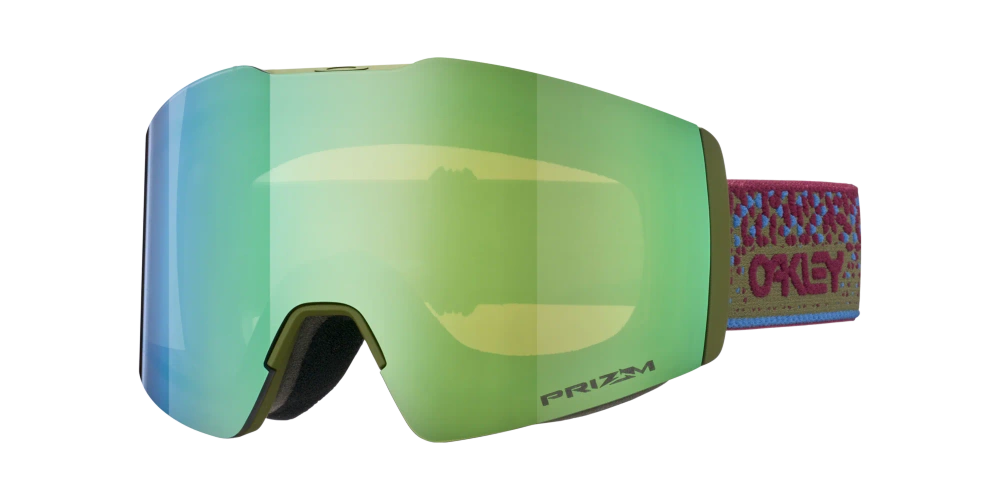 OAKLEY Gogle zimowe FALL LINE M Dark Brush Ember / Prizm Jade Iridium OO7103-66