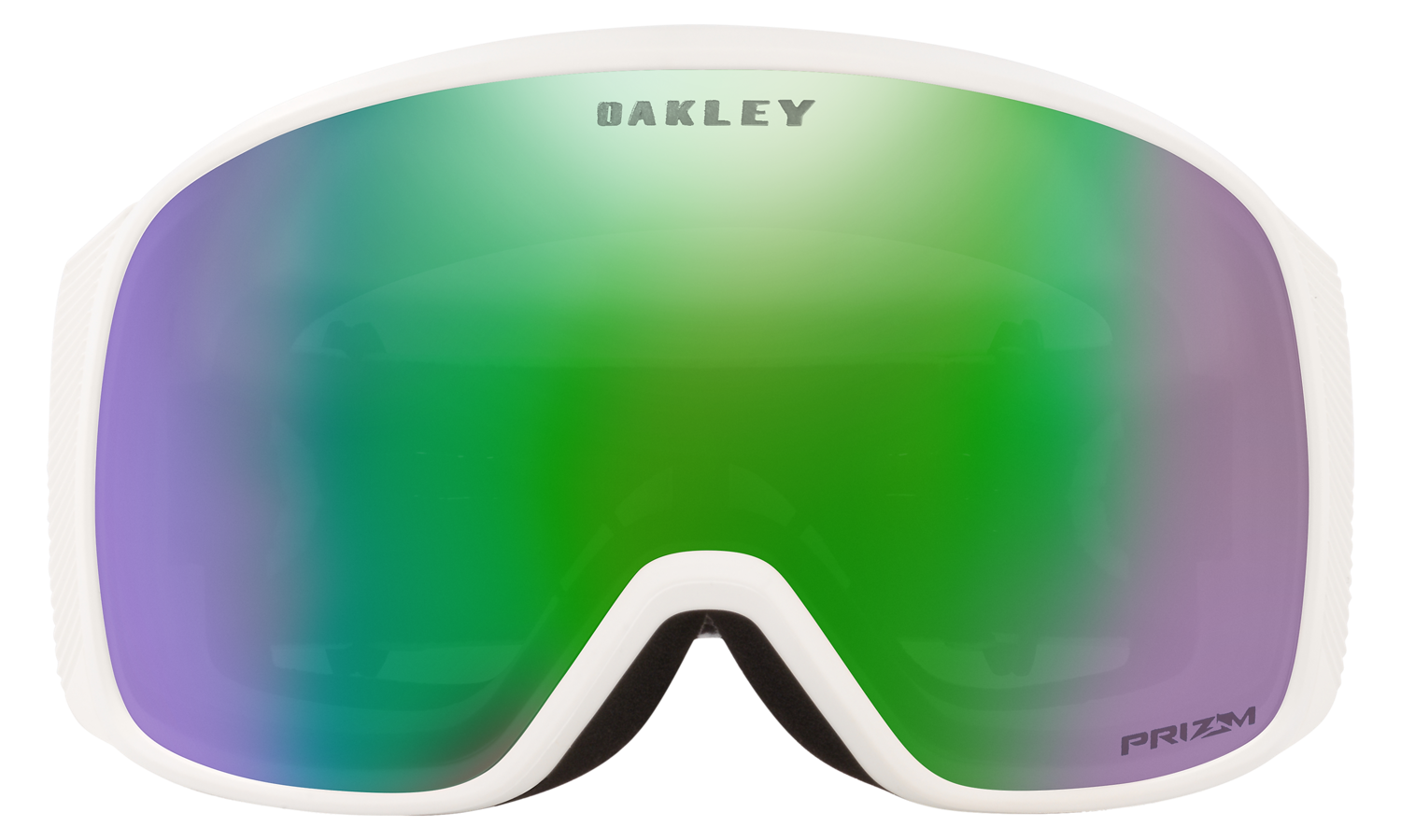 OAKLEY Gogle Snow FLIGHT TRACKER XL Matte White/Prizm Snow Jade Iridium OO7104-13
