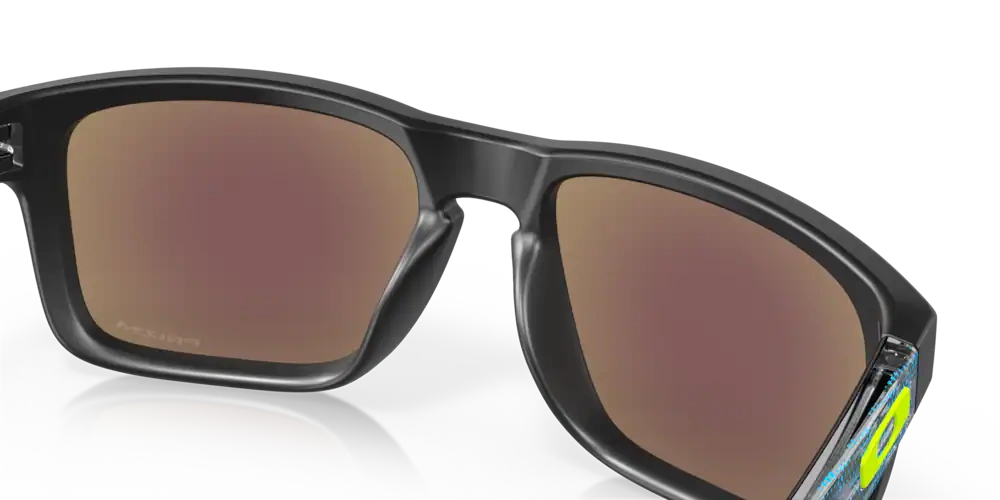 Oakley Okulary przeciwsłoneczne HOLBROOK High Resolution Collection Polished Black, Prizm Sapphire OO9102-V5