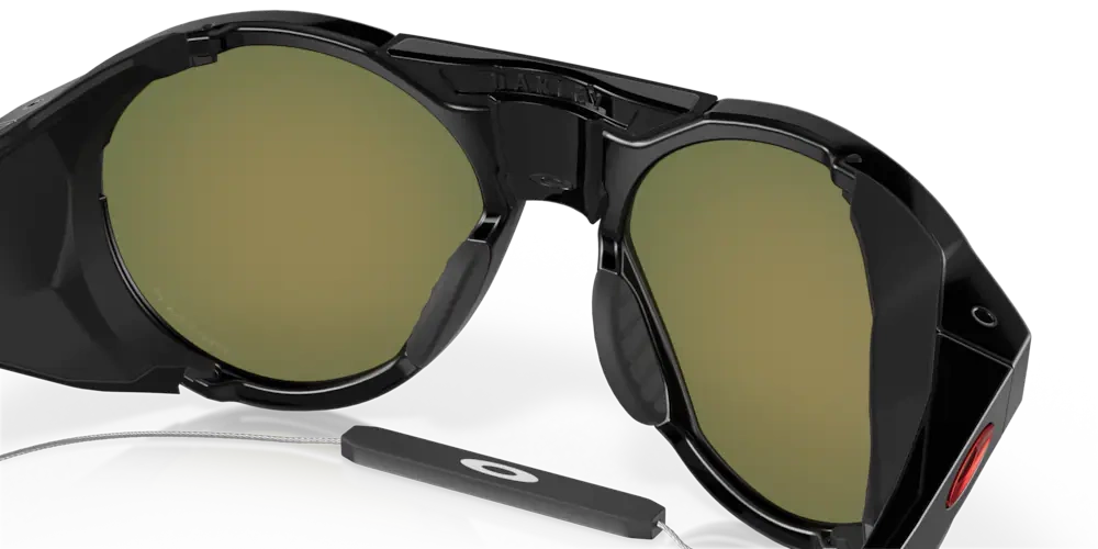 Oakley Okulary przeciwsłoneczne CLIFDEN Polished Black/Prizm Ruby Polarized OO9440-10